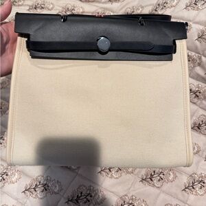 Black and Cream Handbag Herbag